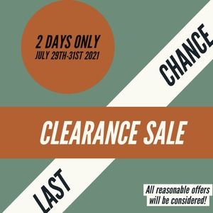 Clearance! Clearance!